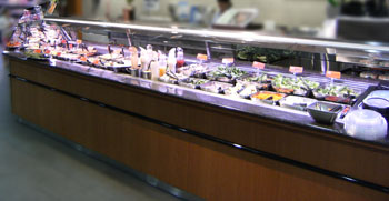 Image of prepared foods service counter