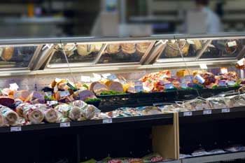 Image of deli counter lights